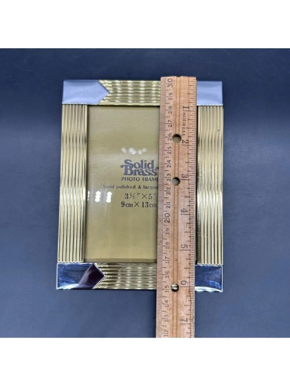 Solid Brass this frame